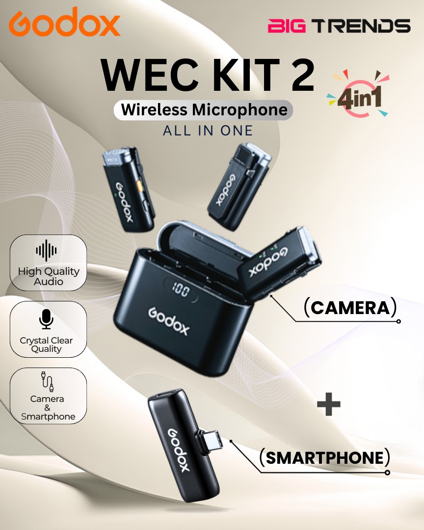 Godox India Facebook ad: Godox WEC Kit2 Wireless Microphone for…