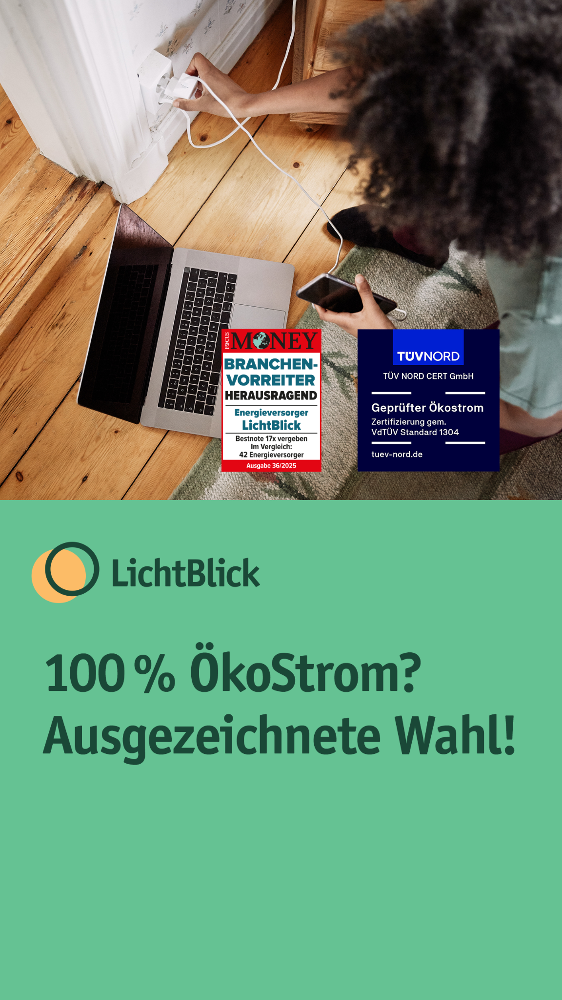 LichtBlick Facebook ad