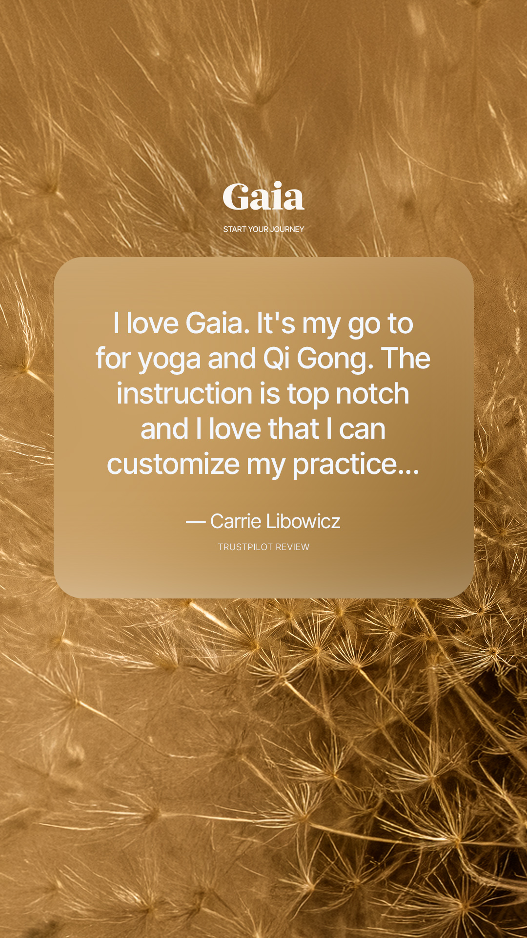 Gaia Facebook ad