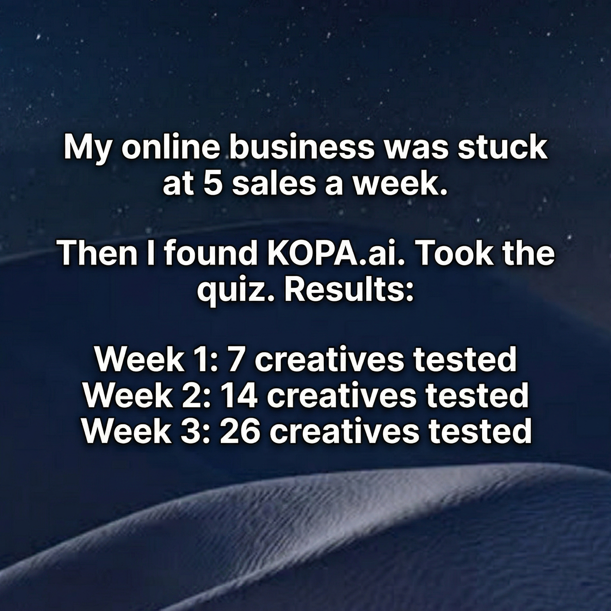 kopa.ai Facebook ad