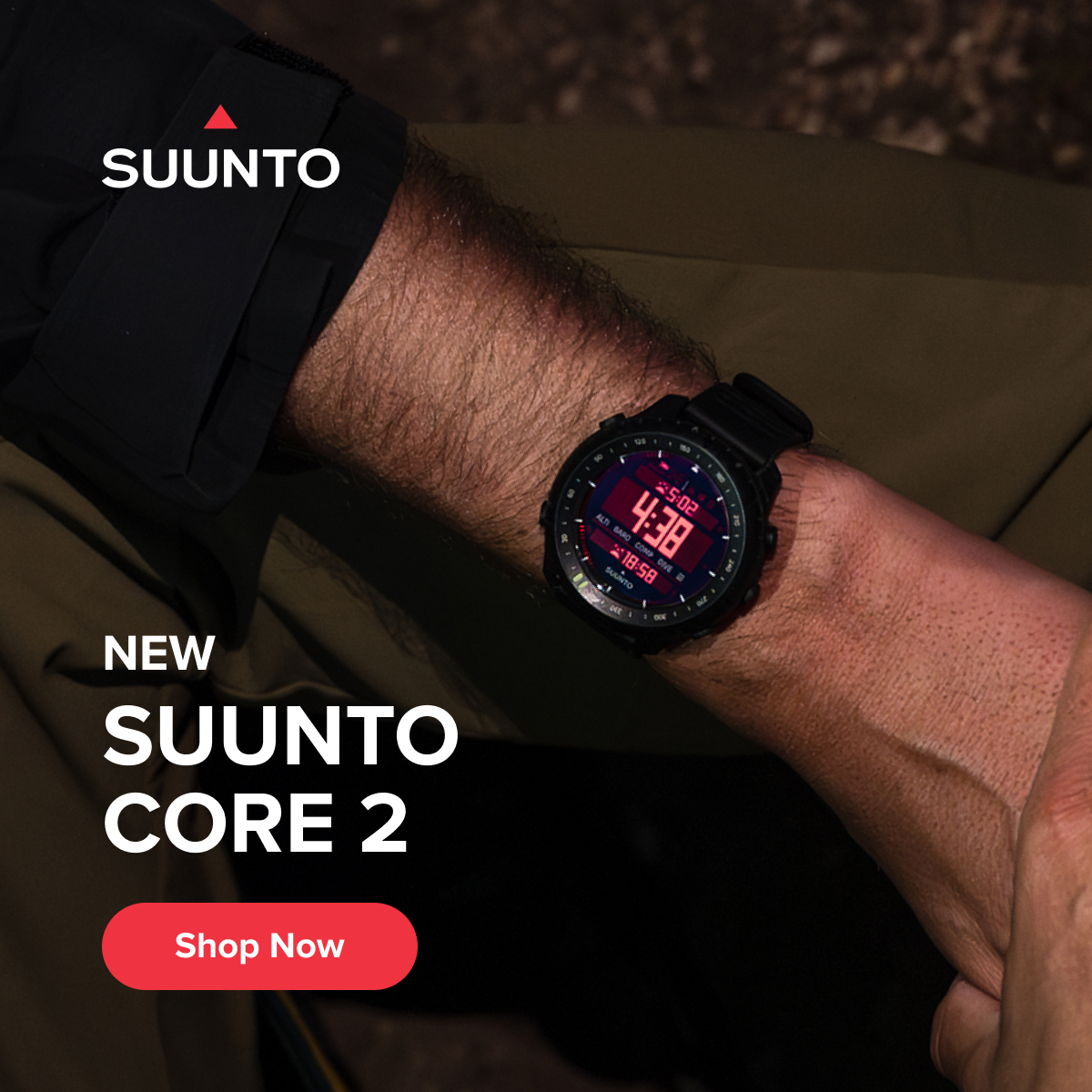 Suunto Facebook ad: New Suunto Core 2 Watch