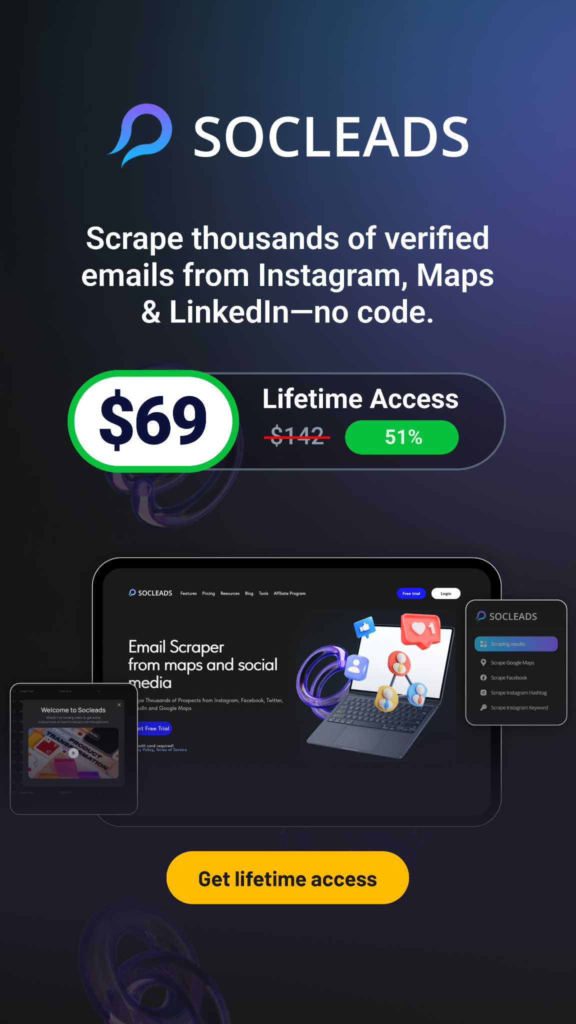 AppSumo Facebook ad