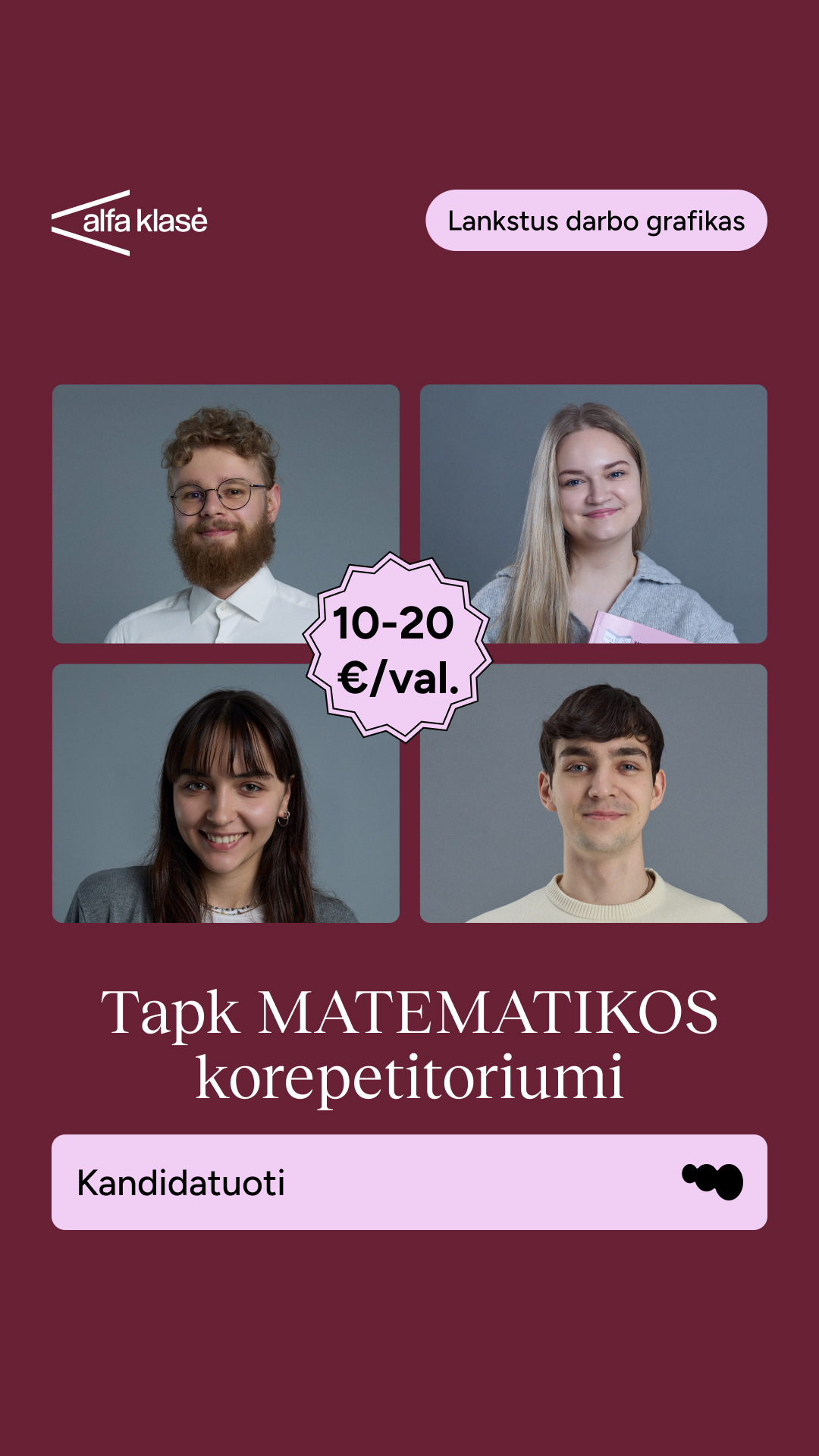 Alfa Klasė Facebook ad