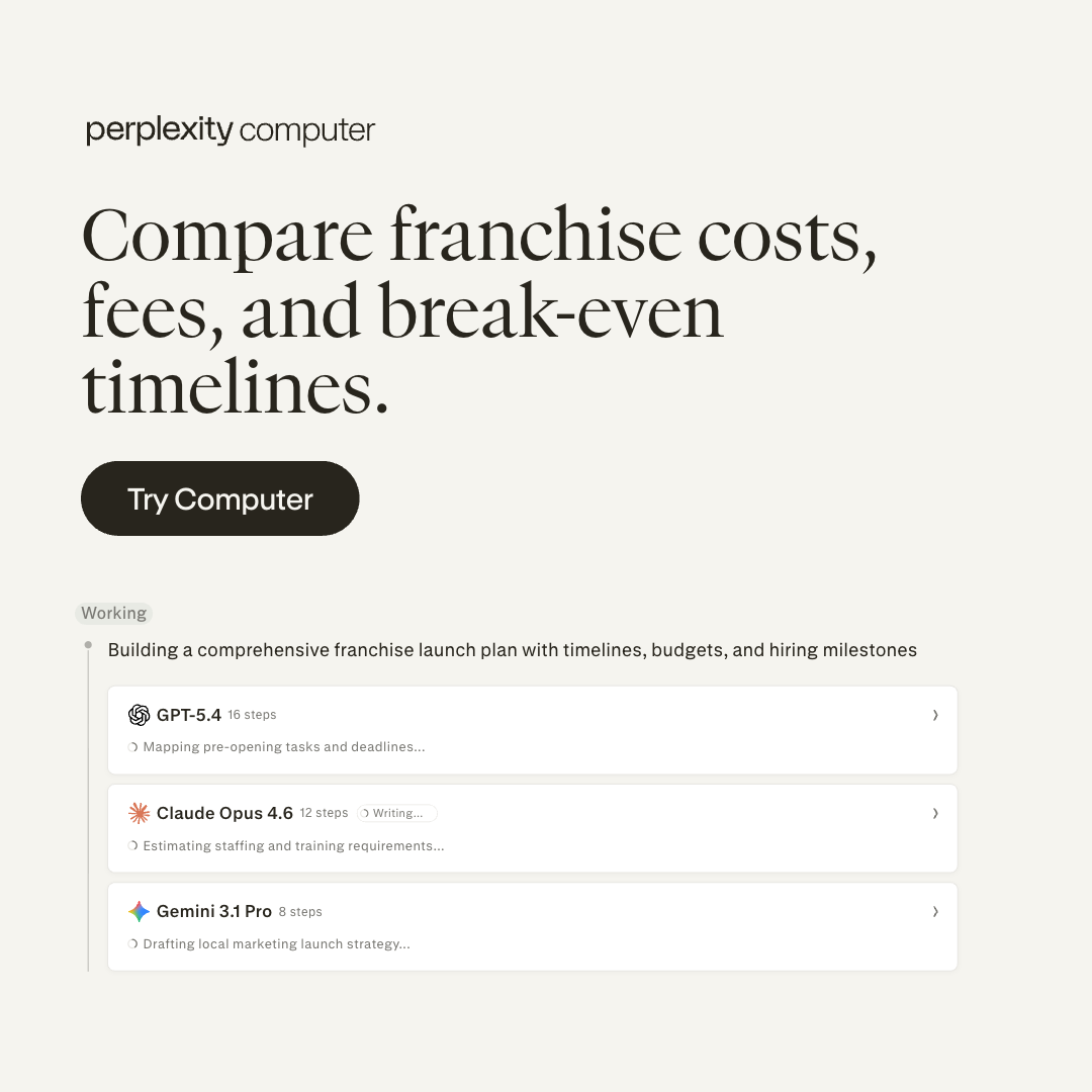 Perplexity AI Facebook ad