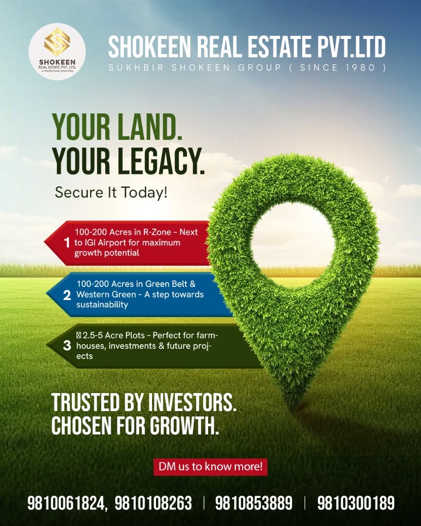 Shokeen Real Estate Pvt Ltd Facebook ad