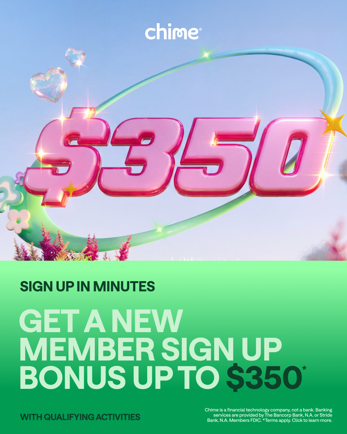 Chime Facebook ad