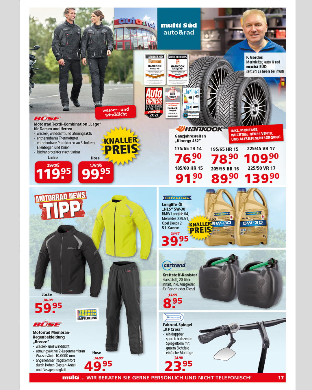 Multi SB - Warenhäuser Facebook ad: Moin
