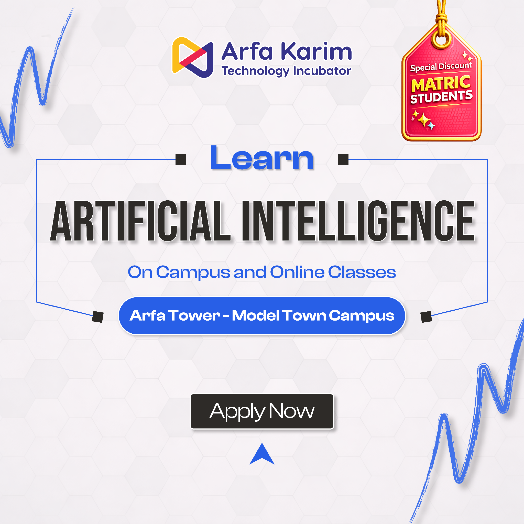 Arfa Karim Technology Incubator Facebook ad