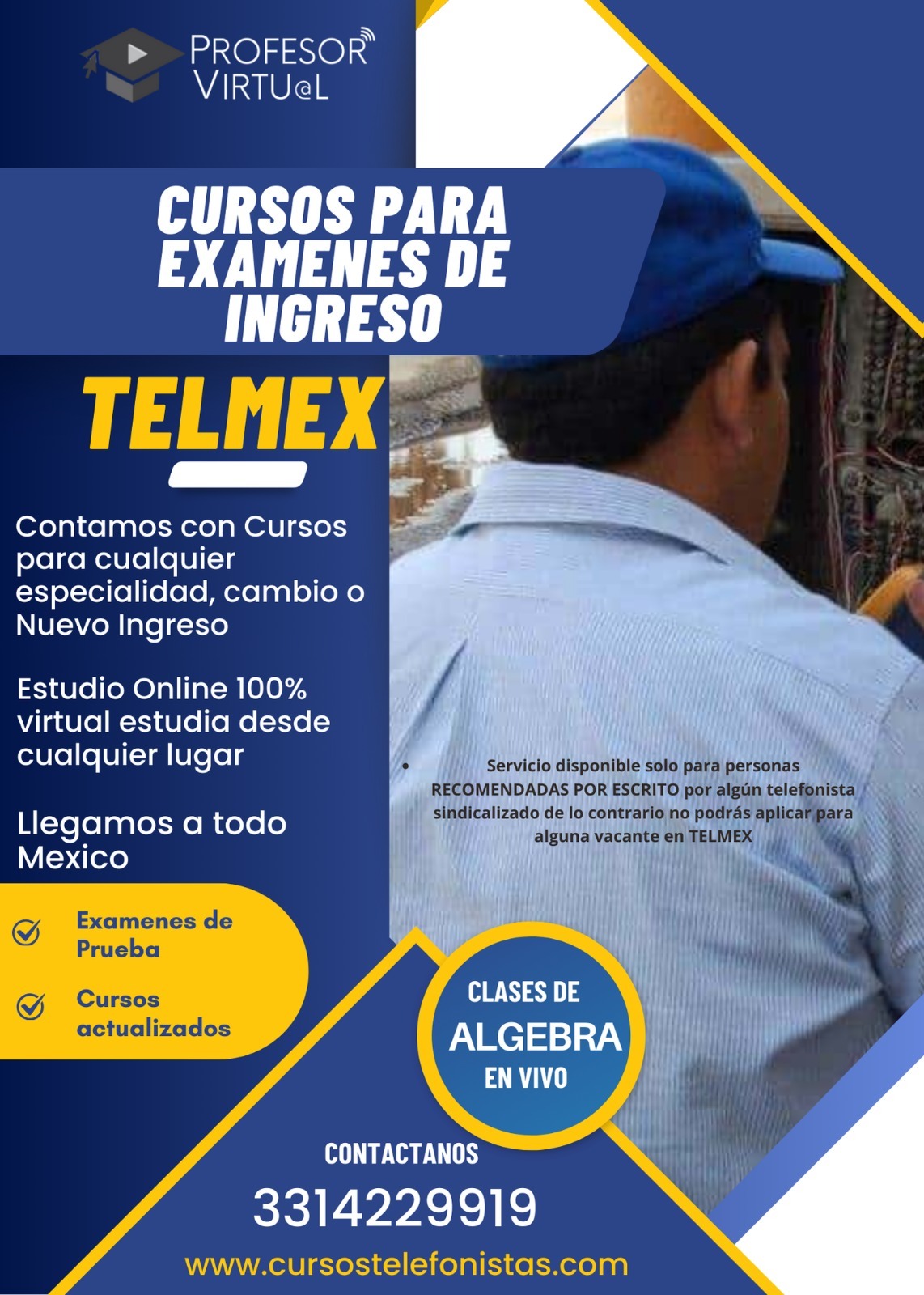 Cursos Telefonistas Facebook ad from Jul 8, 2024