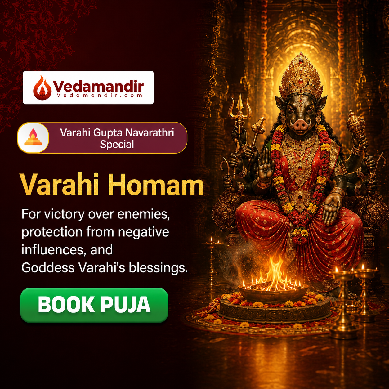 Vedamandir Facebook ad from Jul 7, 2026