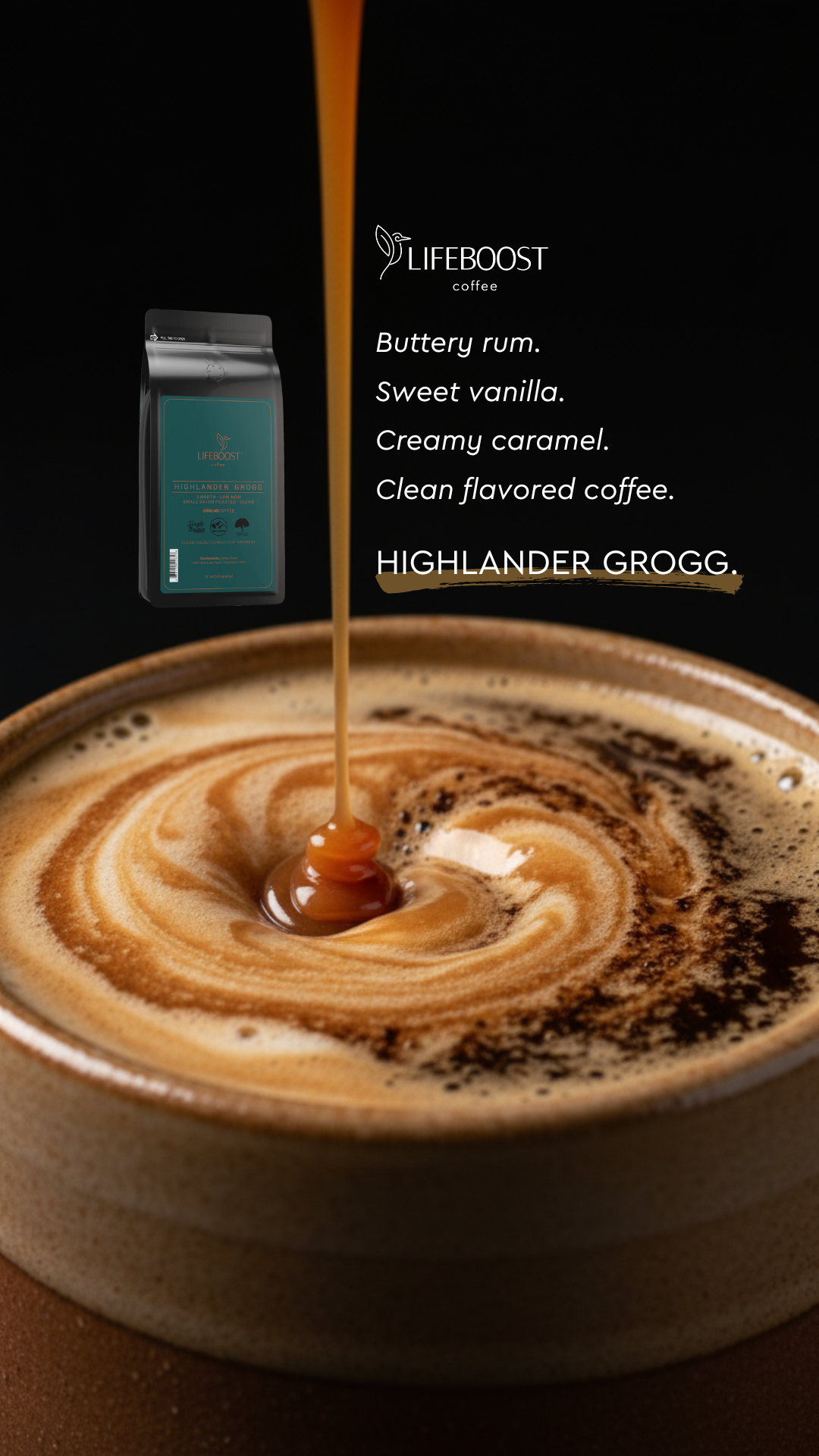 Lifeboost Coffee Facebook ad