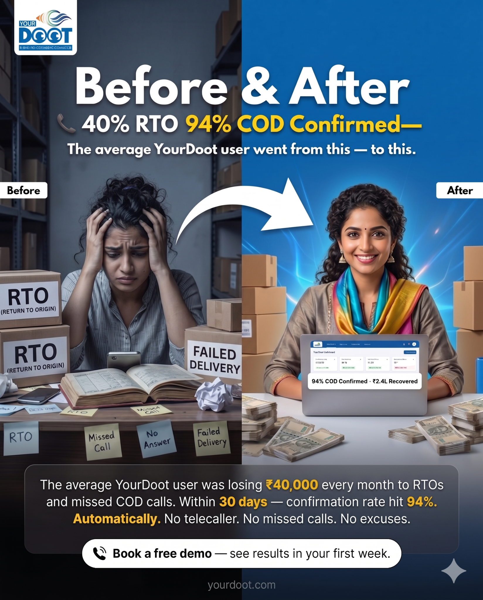 Your Doot Facebook ad: Turn Lost Sales Into Revenue