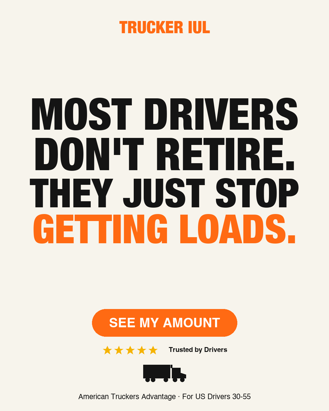 The American Trucker Advantage Facebook ad