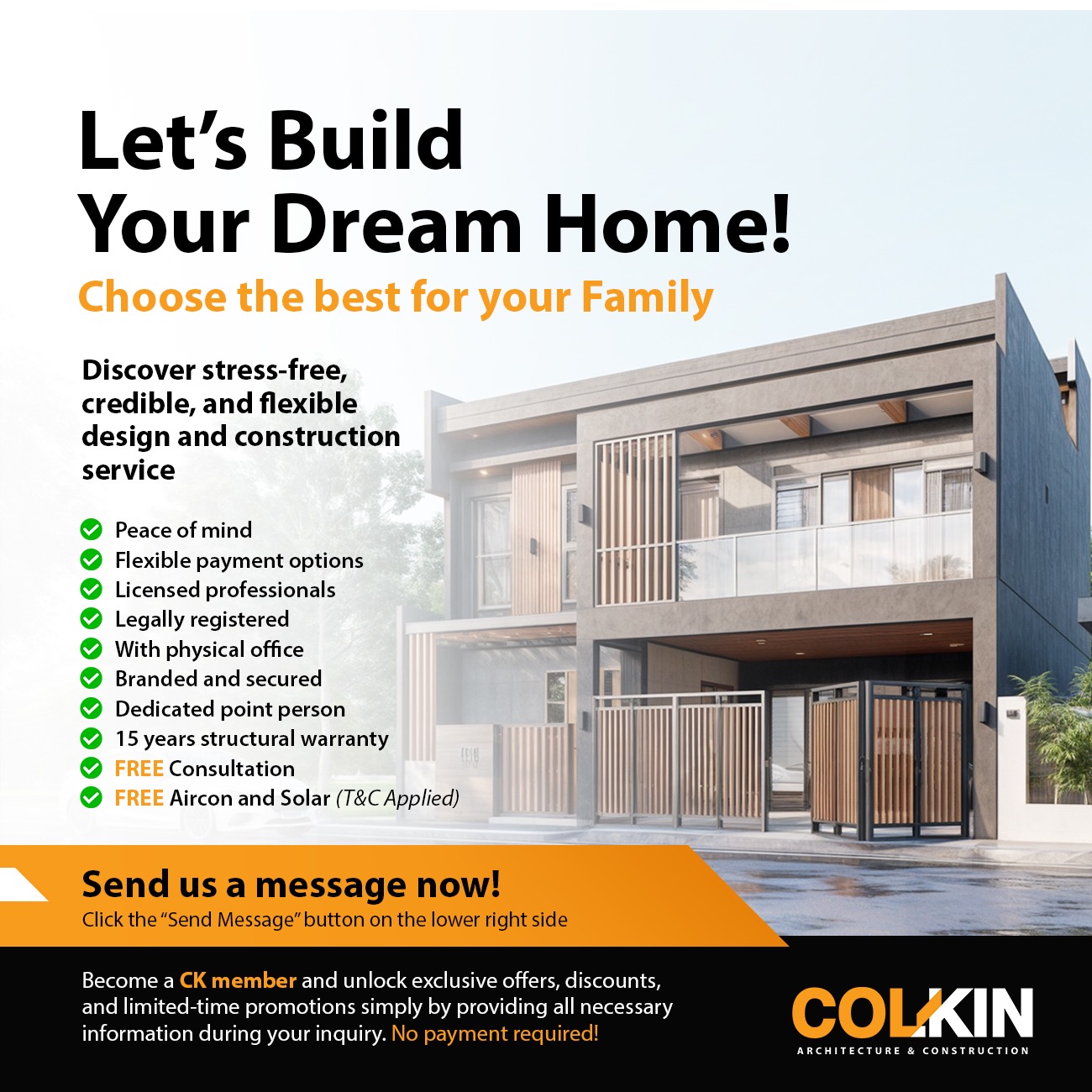Colkin Architecture and Construction Facebook ad from Apr 2, 2024