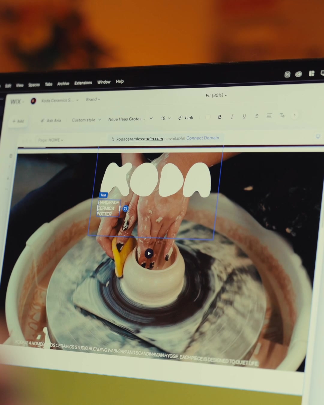Wix Facebook ad from Jul 2, 2026