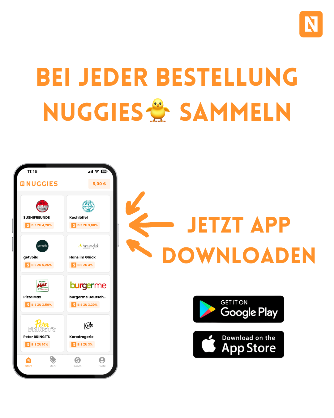 nuggies_de Facebook ad: NUGGIES: Echtes Geld verdienen