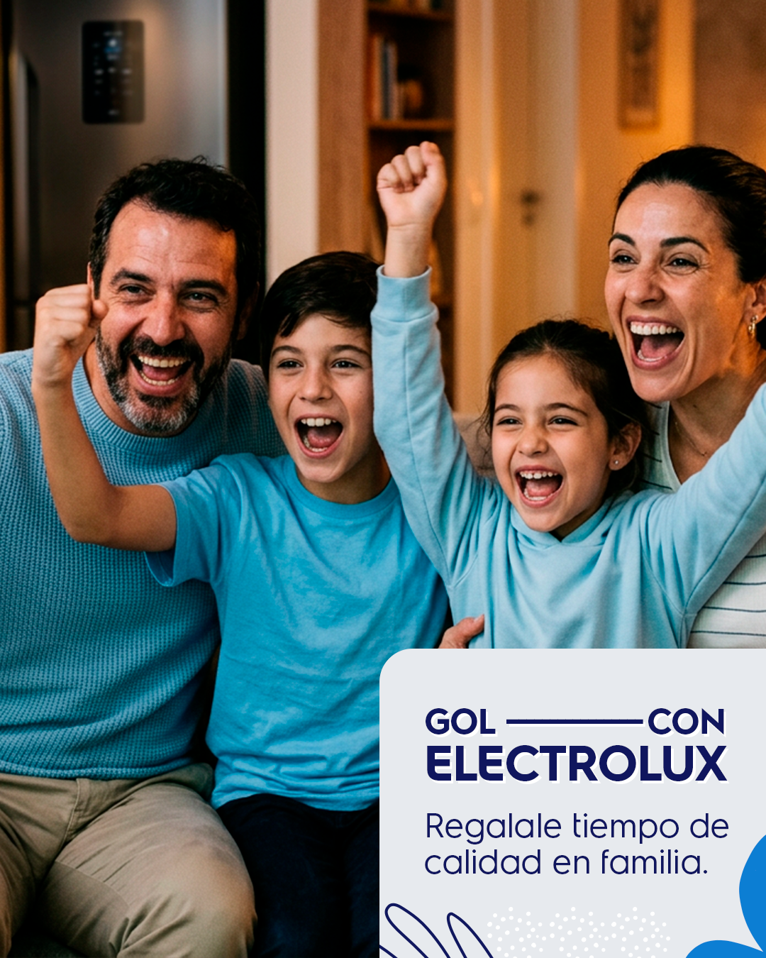 Electrolux Facebook ad: Con Electrolux, transformá la rutina en más momentos…