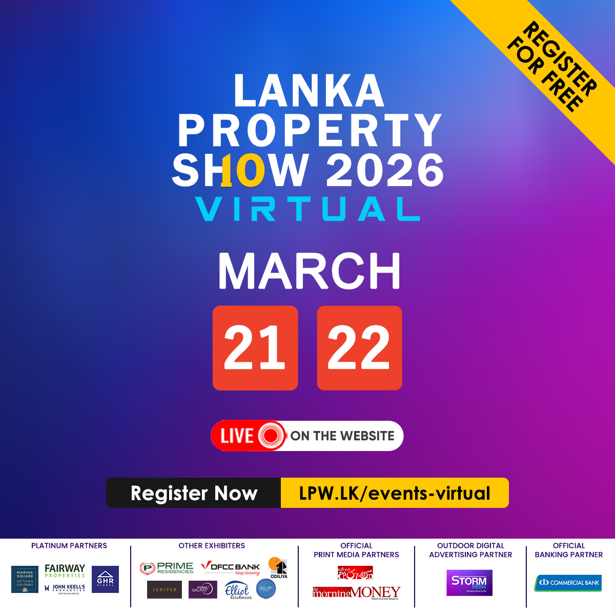Lanka Property Web Facebook ad