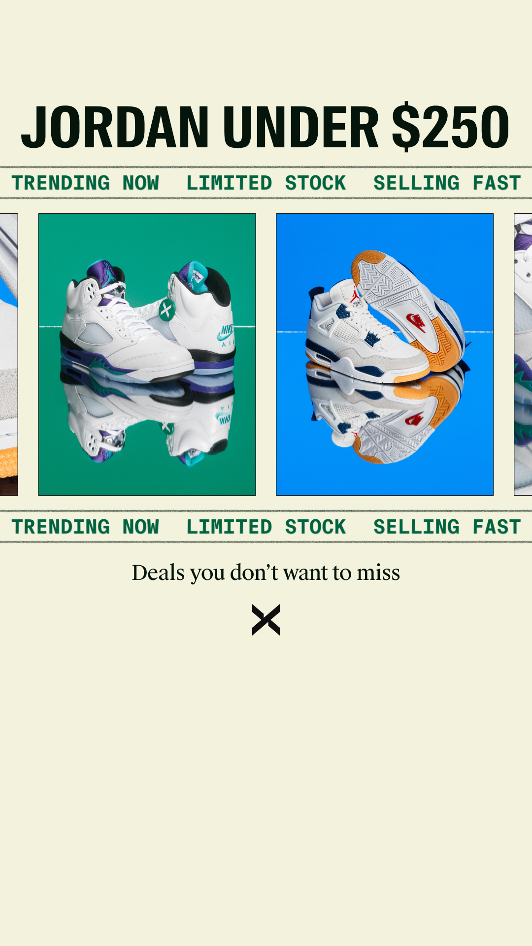 StockX Facebook ad