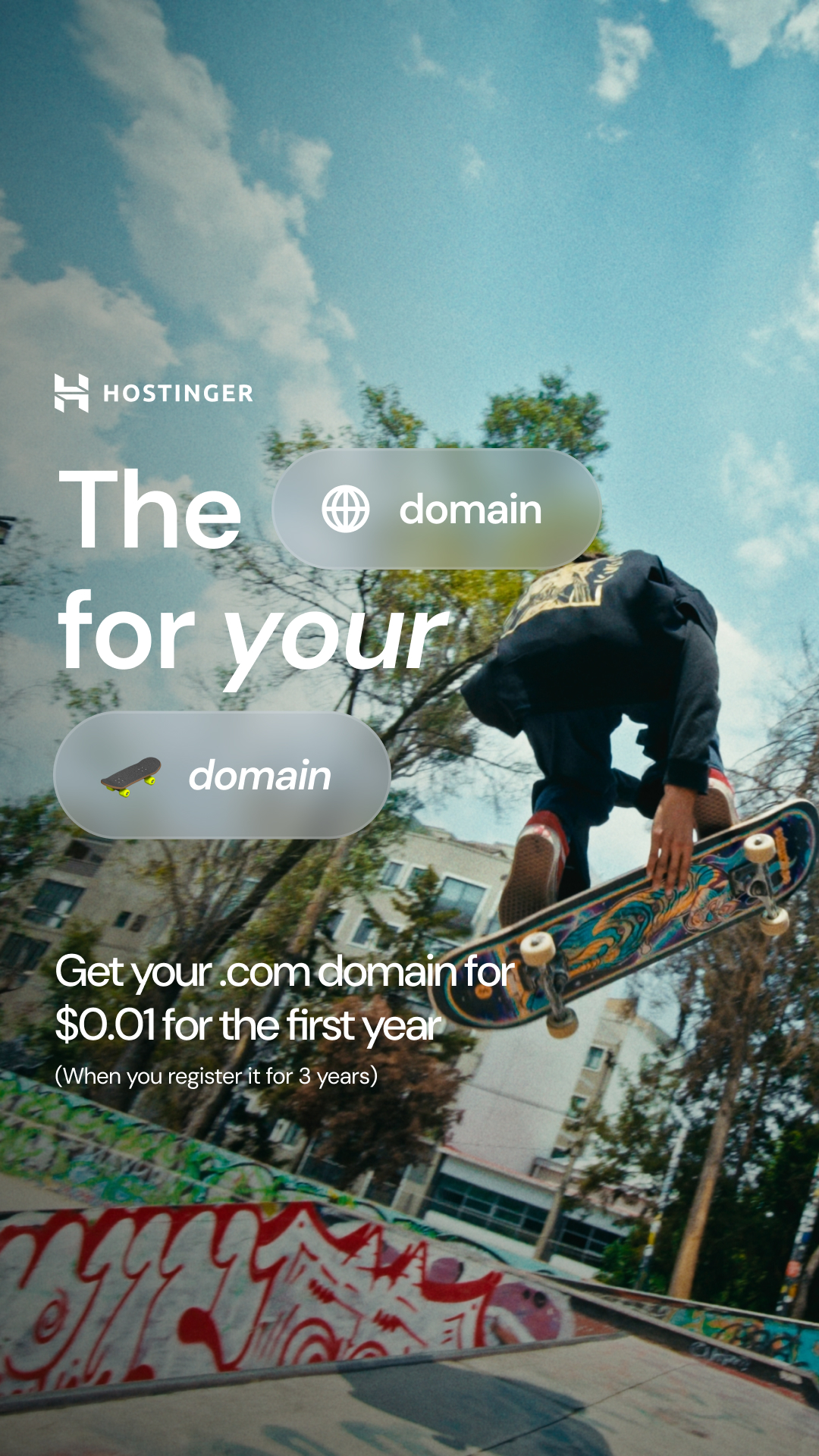 Hostinger Facebook ad from Jul 15, 2026