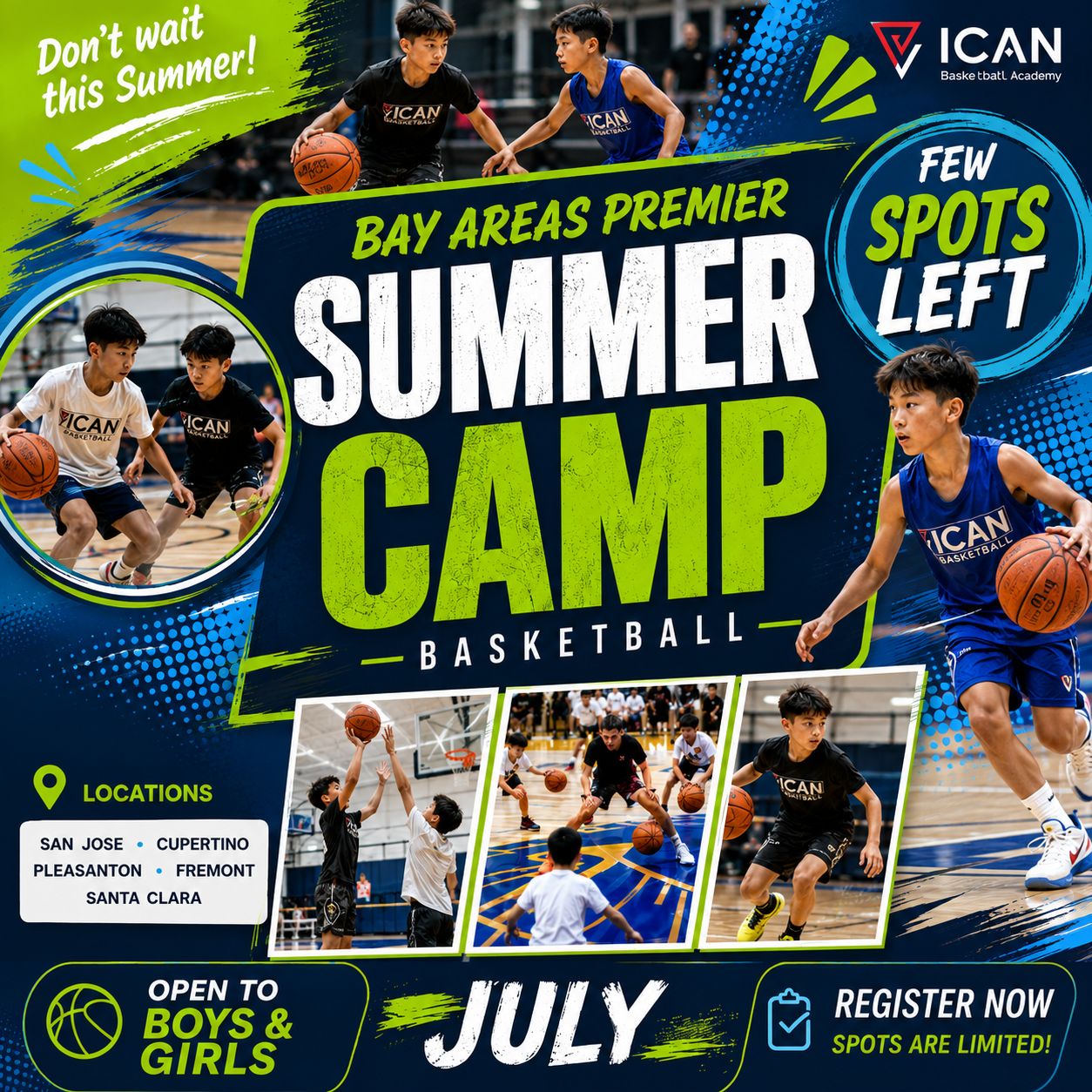 ICAN Basketball Academy Facebook ad