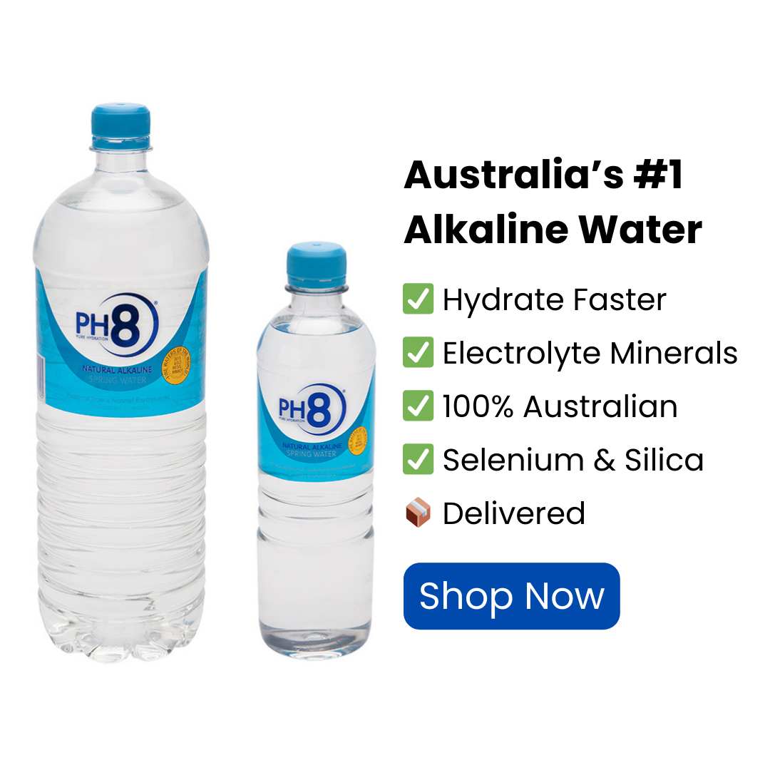 PH8 Natural Alkaline Water Facebook ad