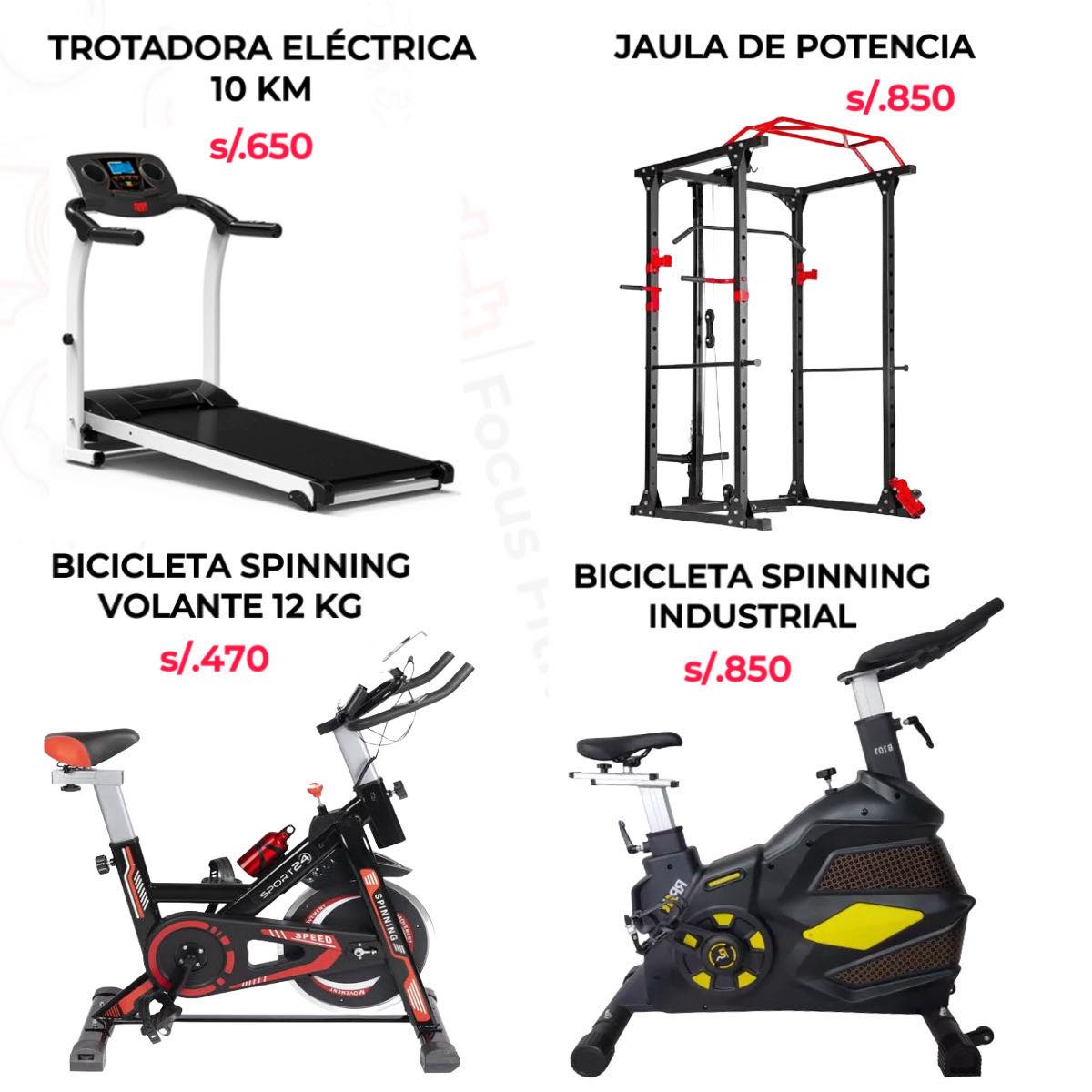 Focus Fitness Facebook ad: EQUIPA TU GYM