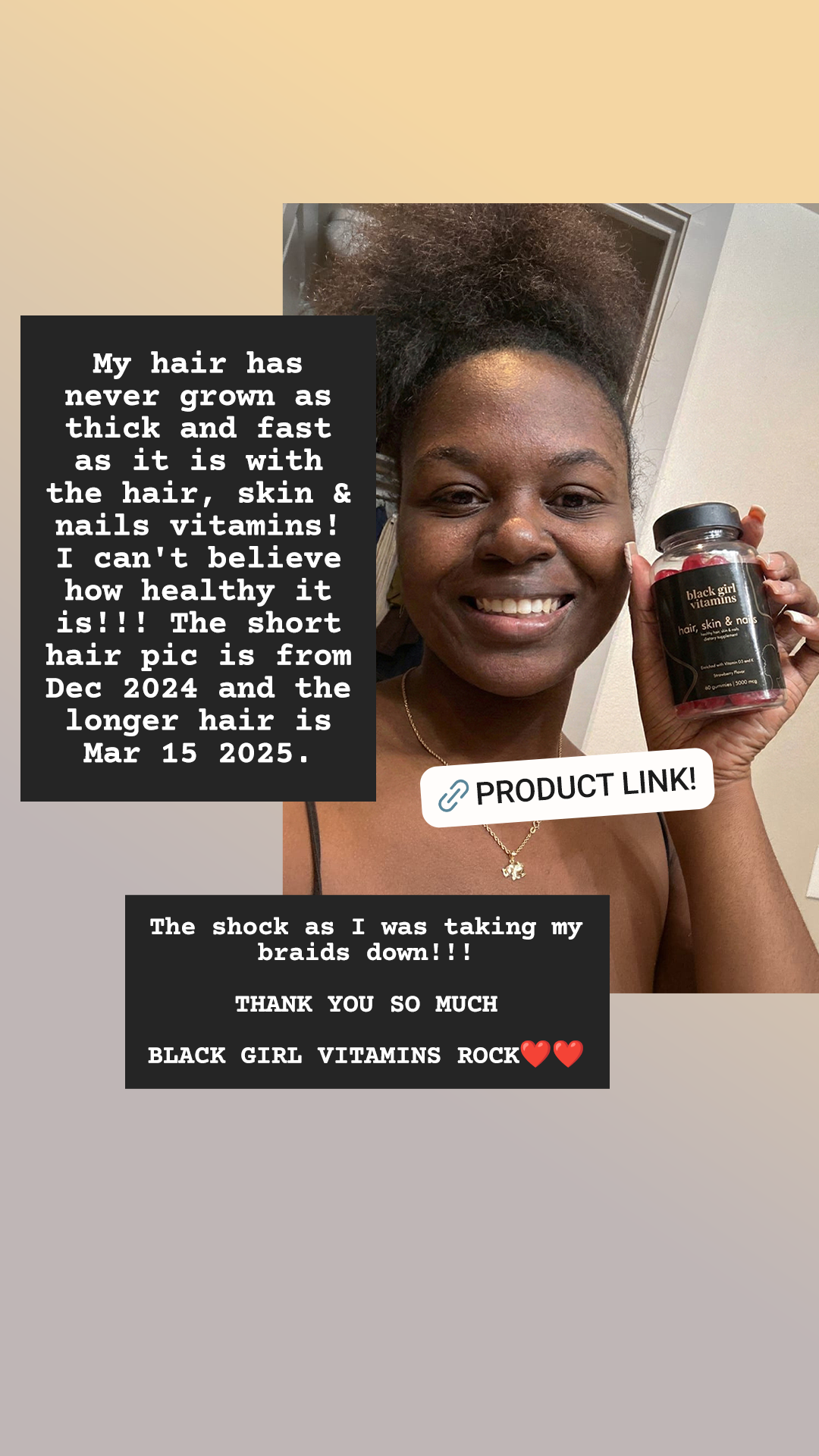 Black Girl Vitamins Facebook ad