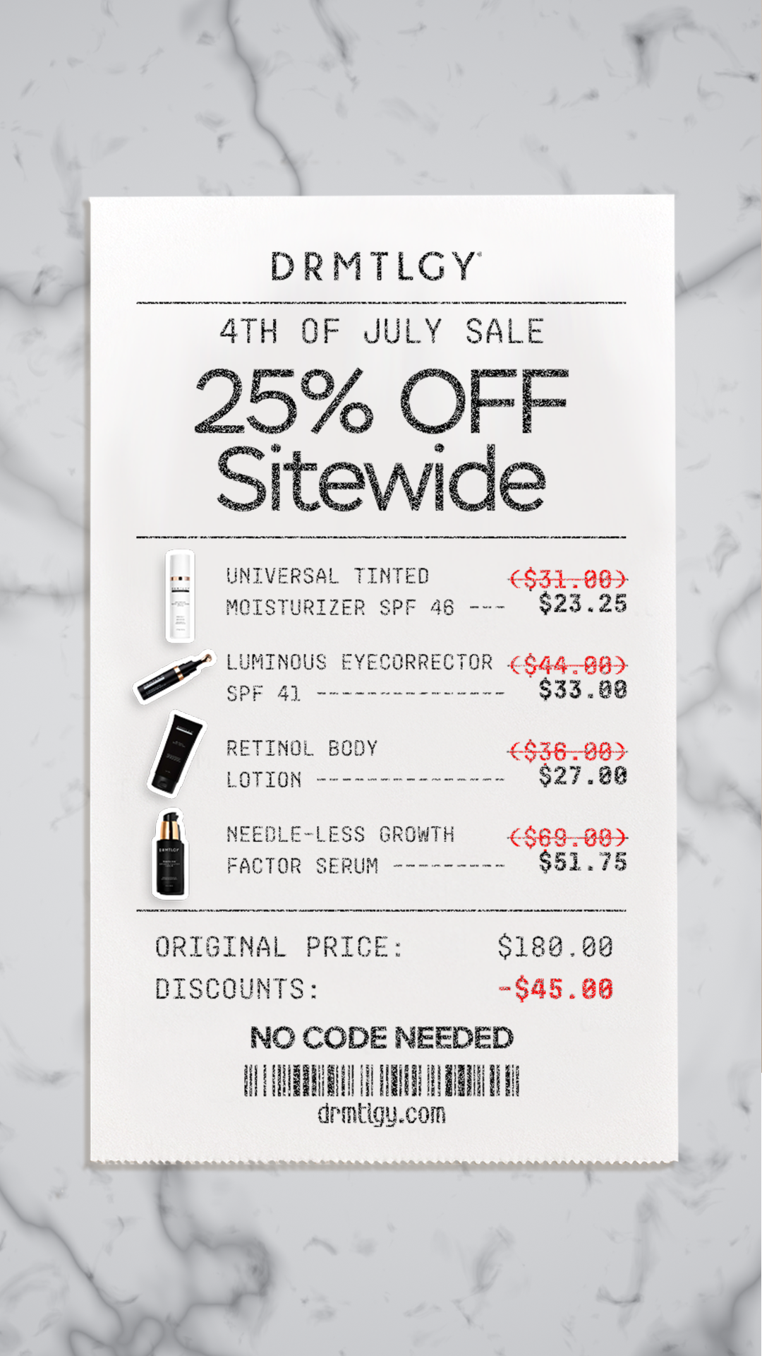 DRMTLGY Facebook ad