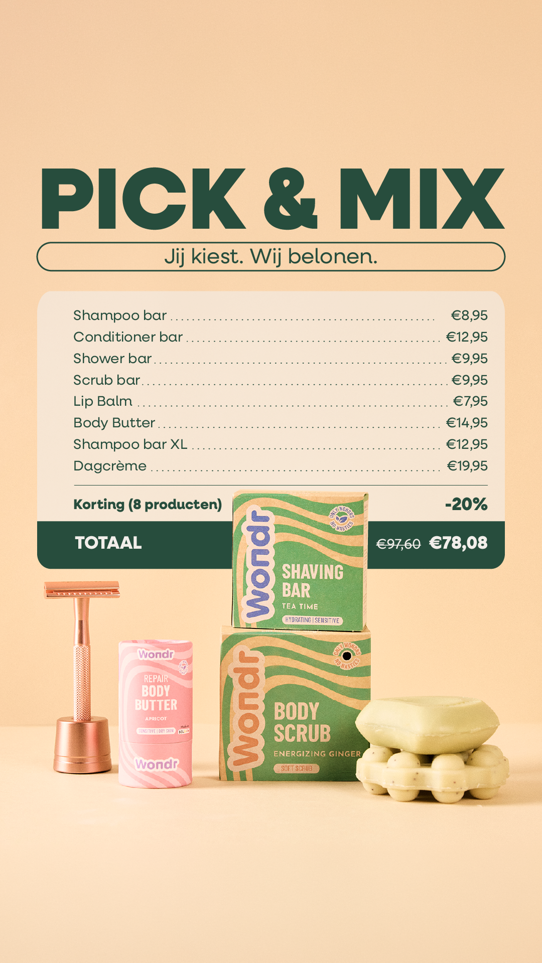 WONDR care Facebook ad