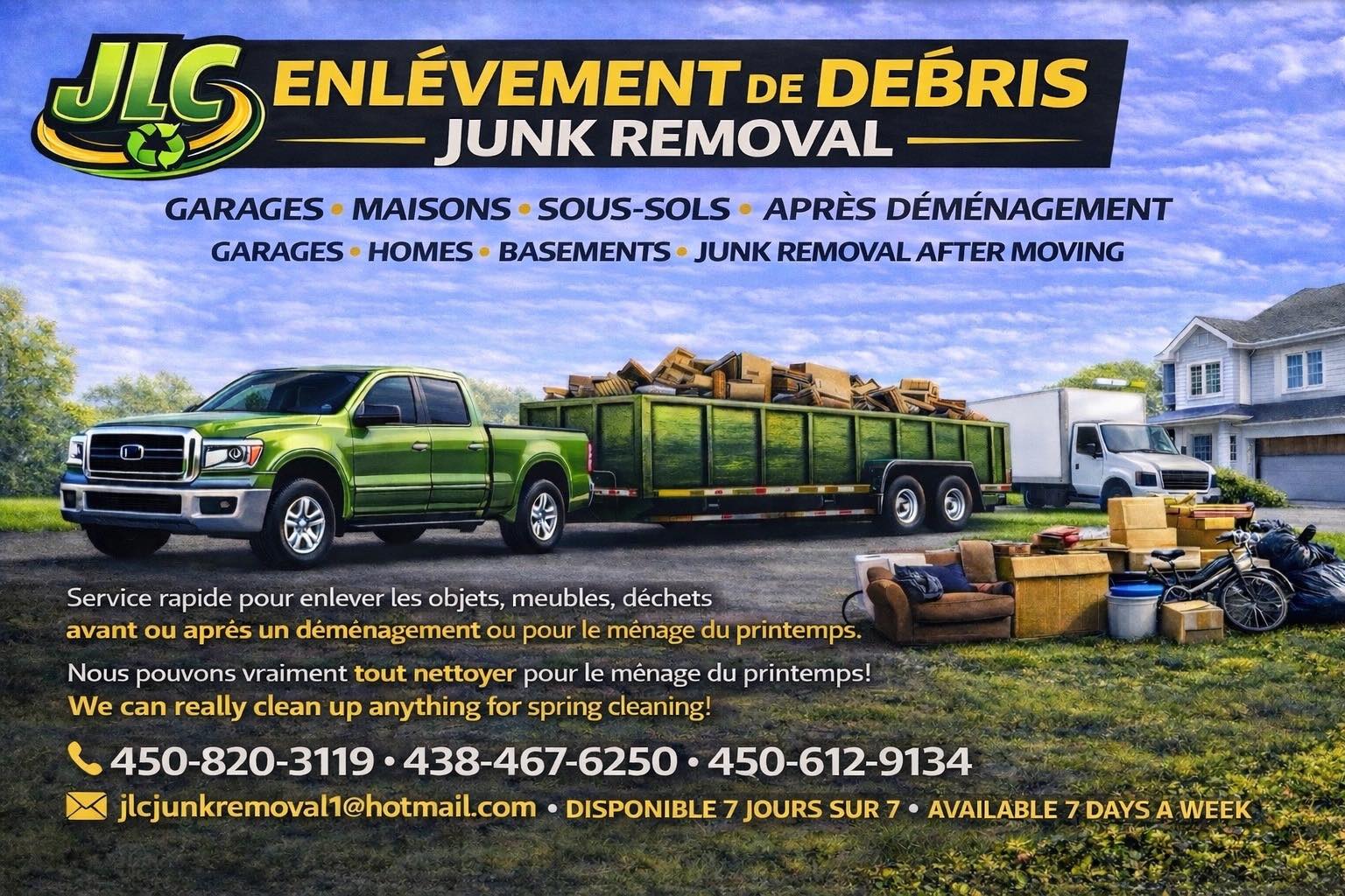 JLC Junk removal Facebook ad