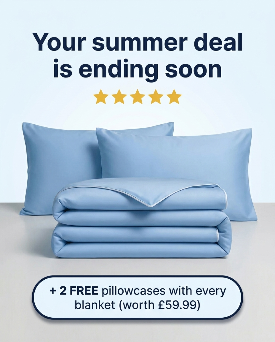 DreamOro Facebook ad: End the nighttime heat and sleep again!