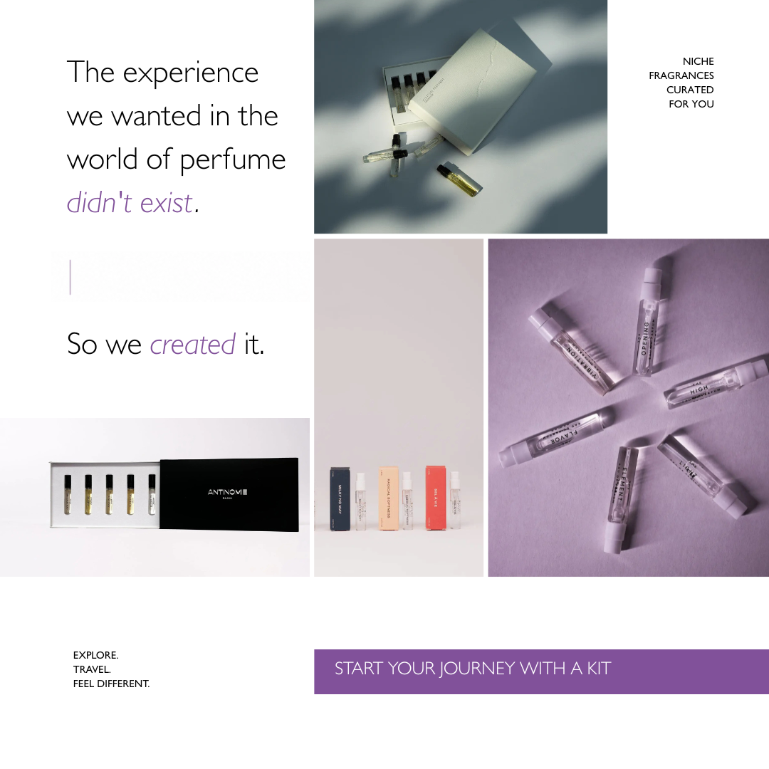 Siminouka Facebook ad: The perfume world you didn't know