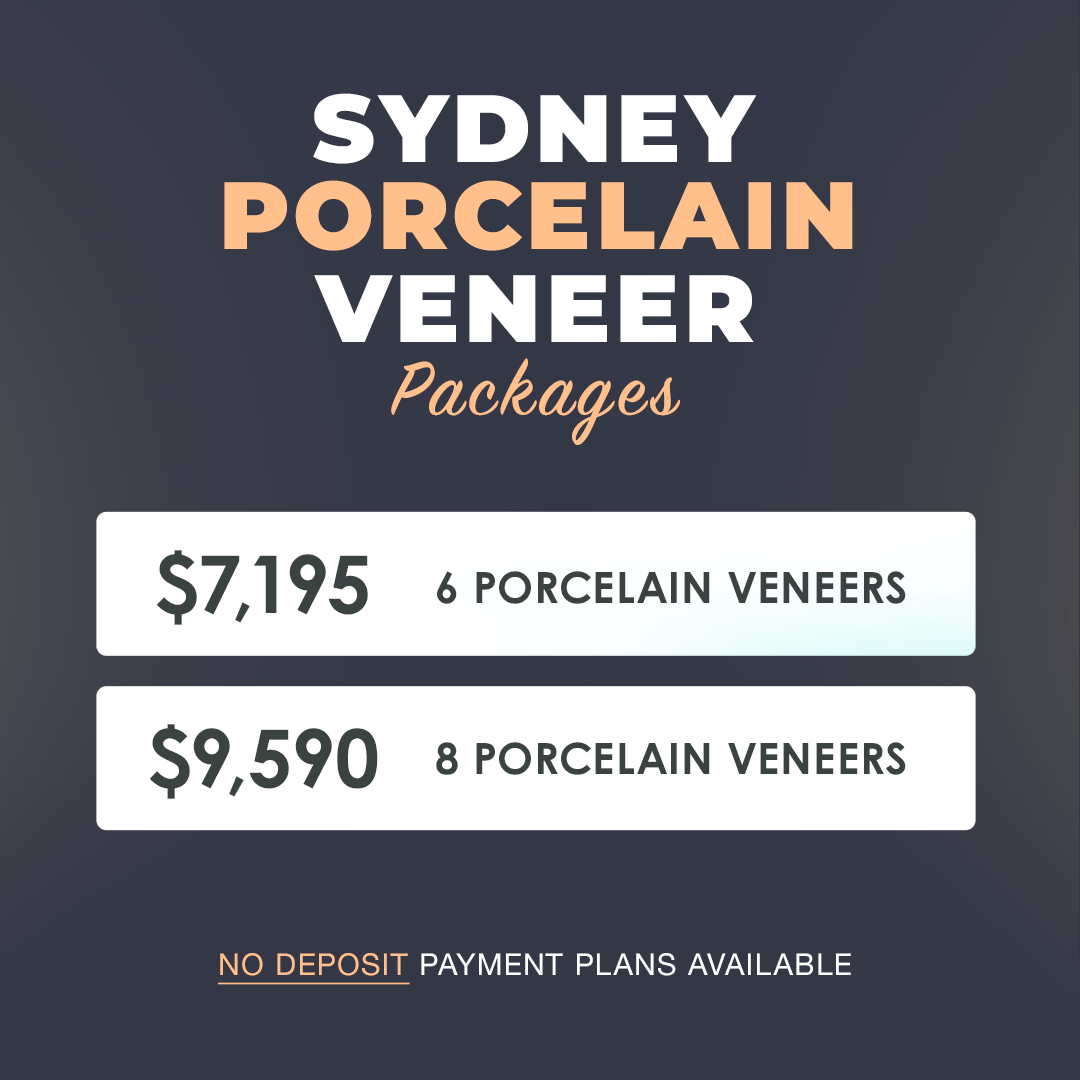 Cosmetic Dentists Australia Facebook ad: Claim Your Porcelain Veneers Package
