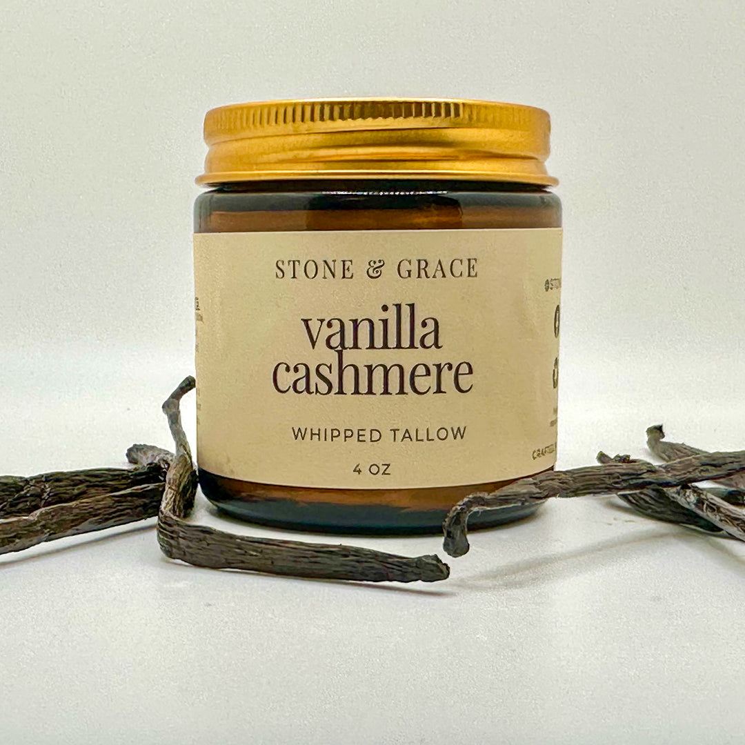 Stone & Grace Facebook ad: Shop Tallow Skincare Products from Virginia!