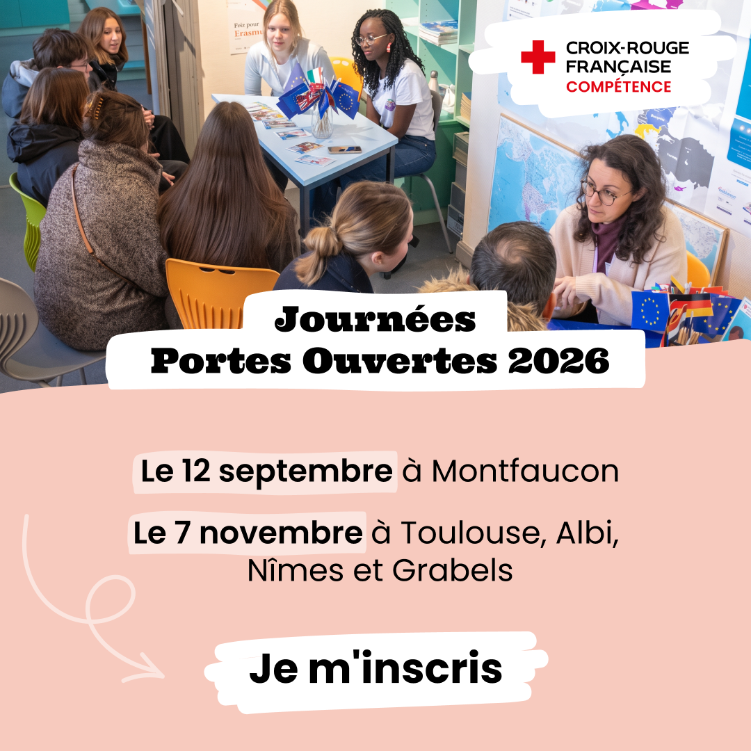 Croix-Rouge Compétence Facebook ad: Inscris-toi dès maintenant