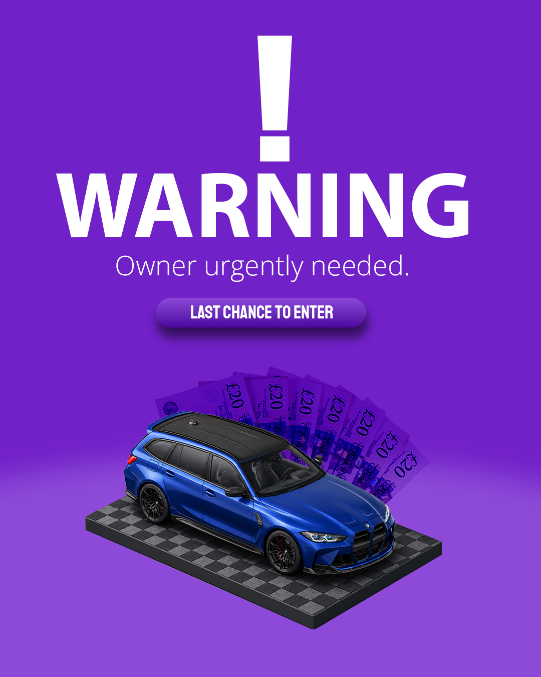 Dream Car Giveaways Facebook ad