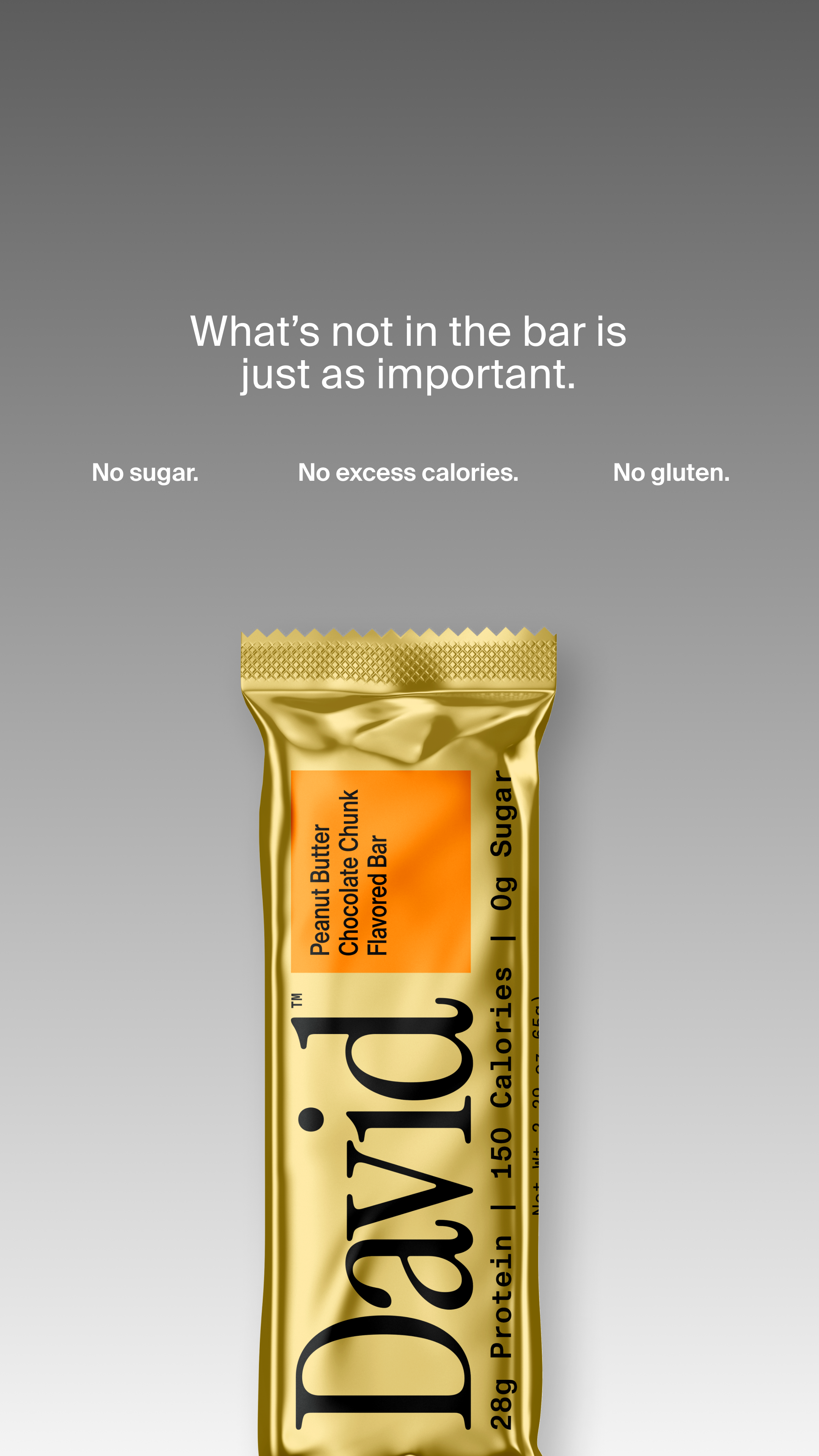 David Protein Facebook ad