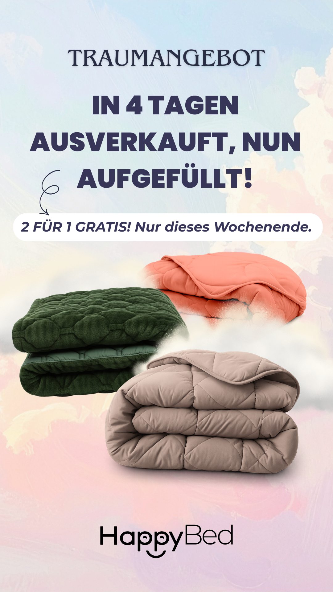 Thehappybed.de Facebook ad
