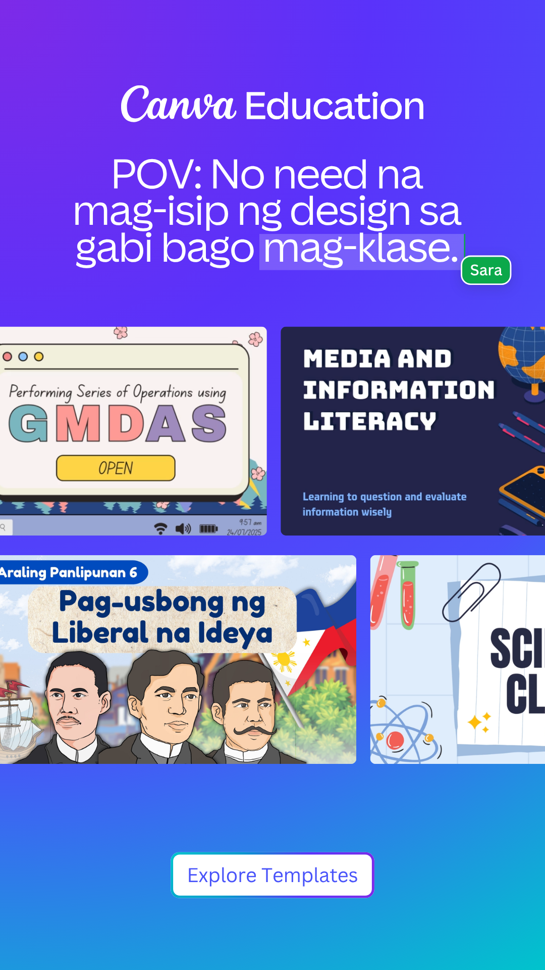 Canva Facebook ad