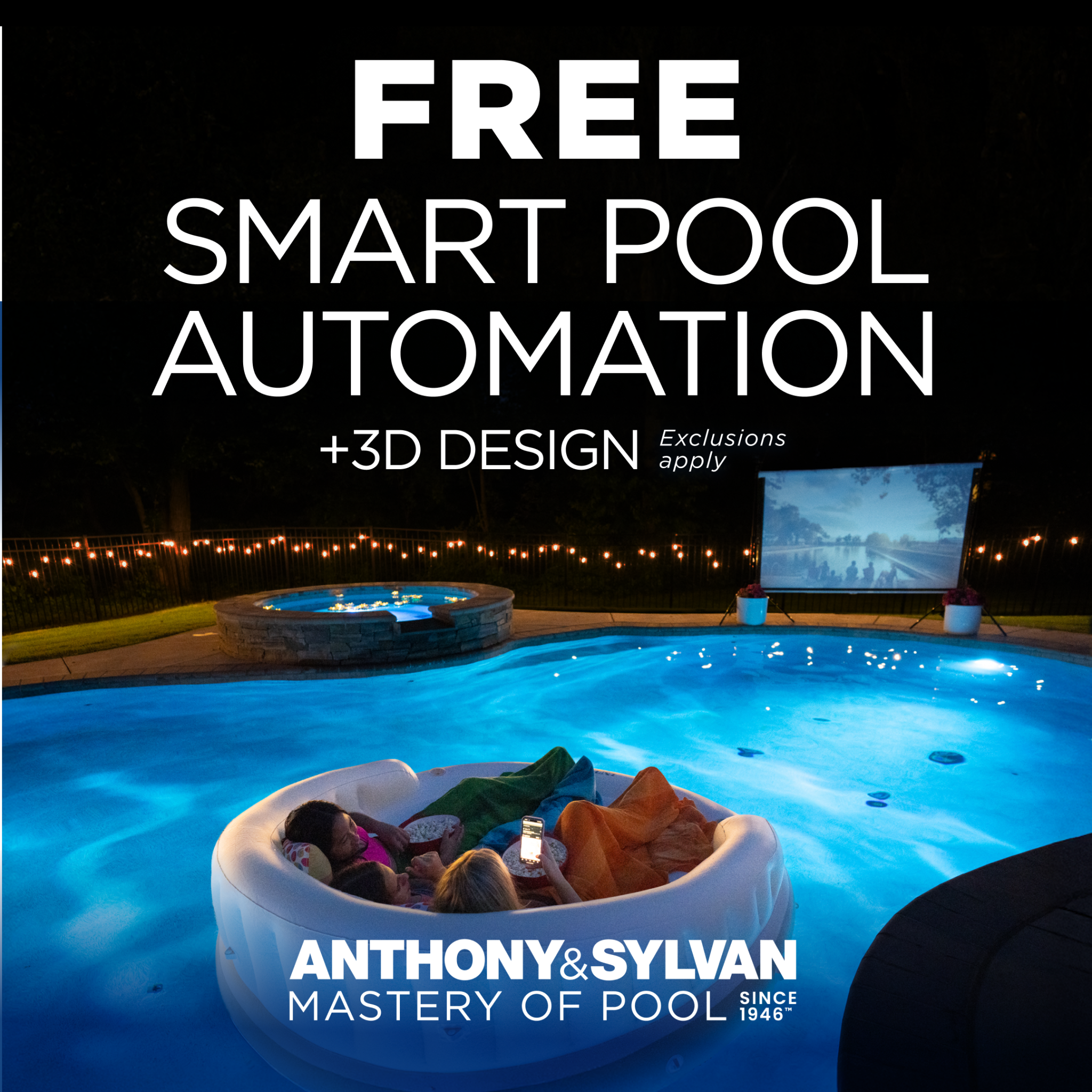Anthony & Sylvan Pools Facebook ad