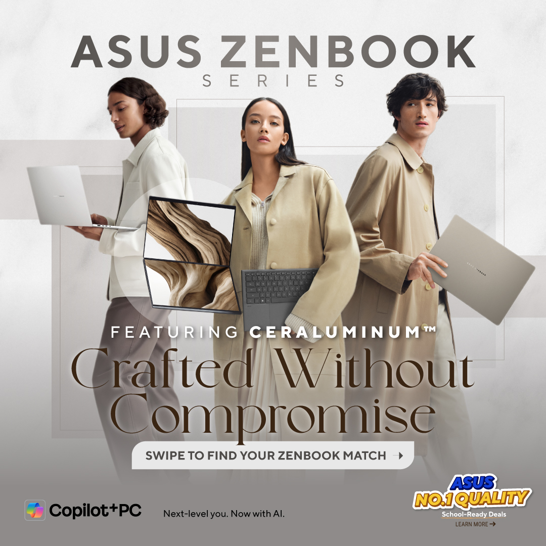 ASUS Facebook ad: Which Zenbook fits your lifestyle?