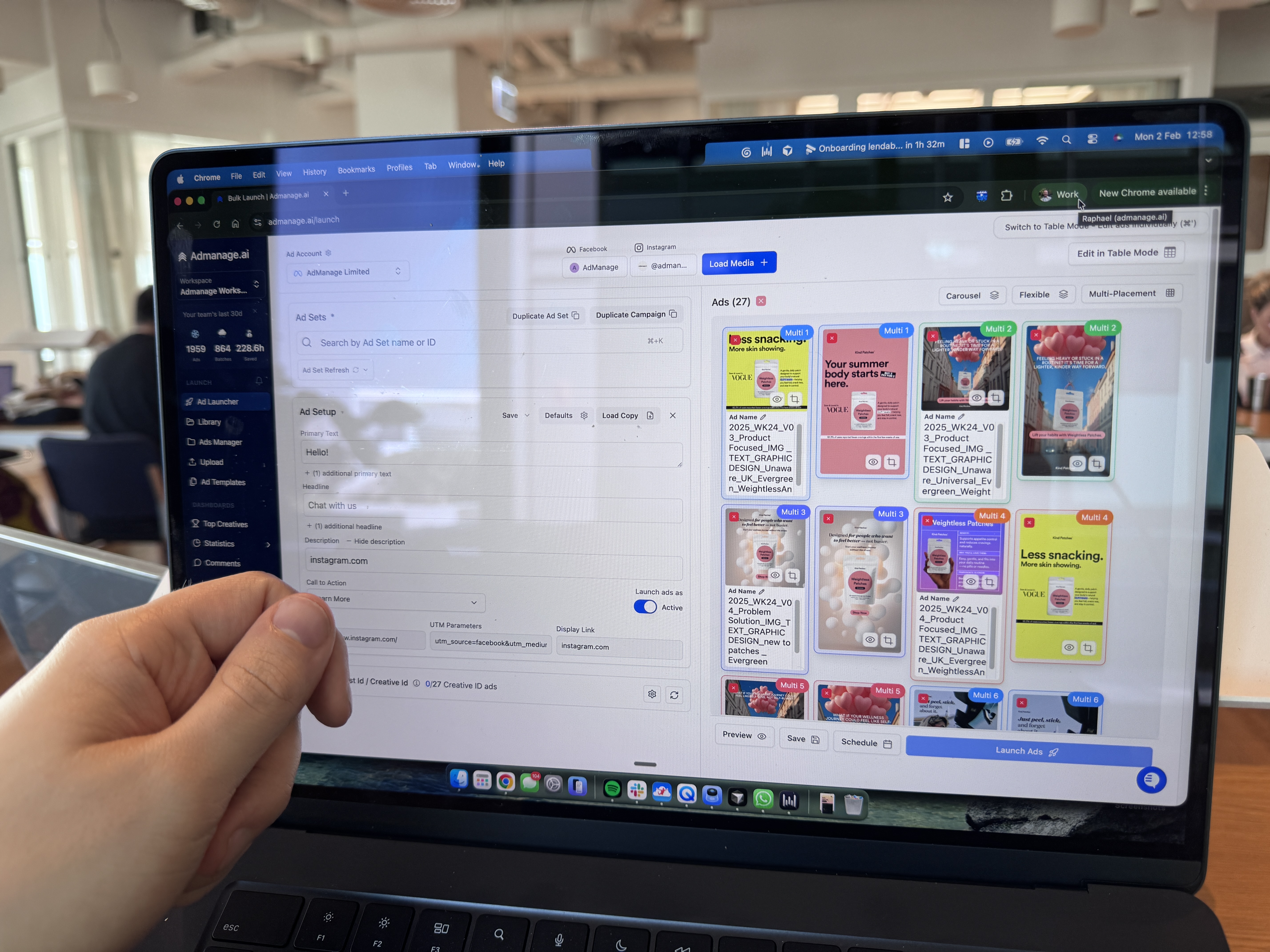 AdManage  Facebook ad
