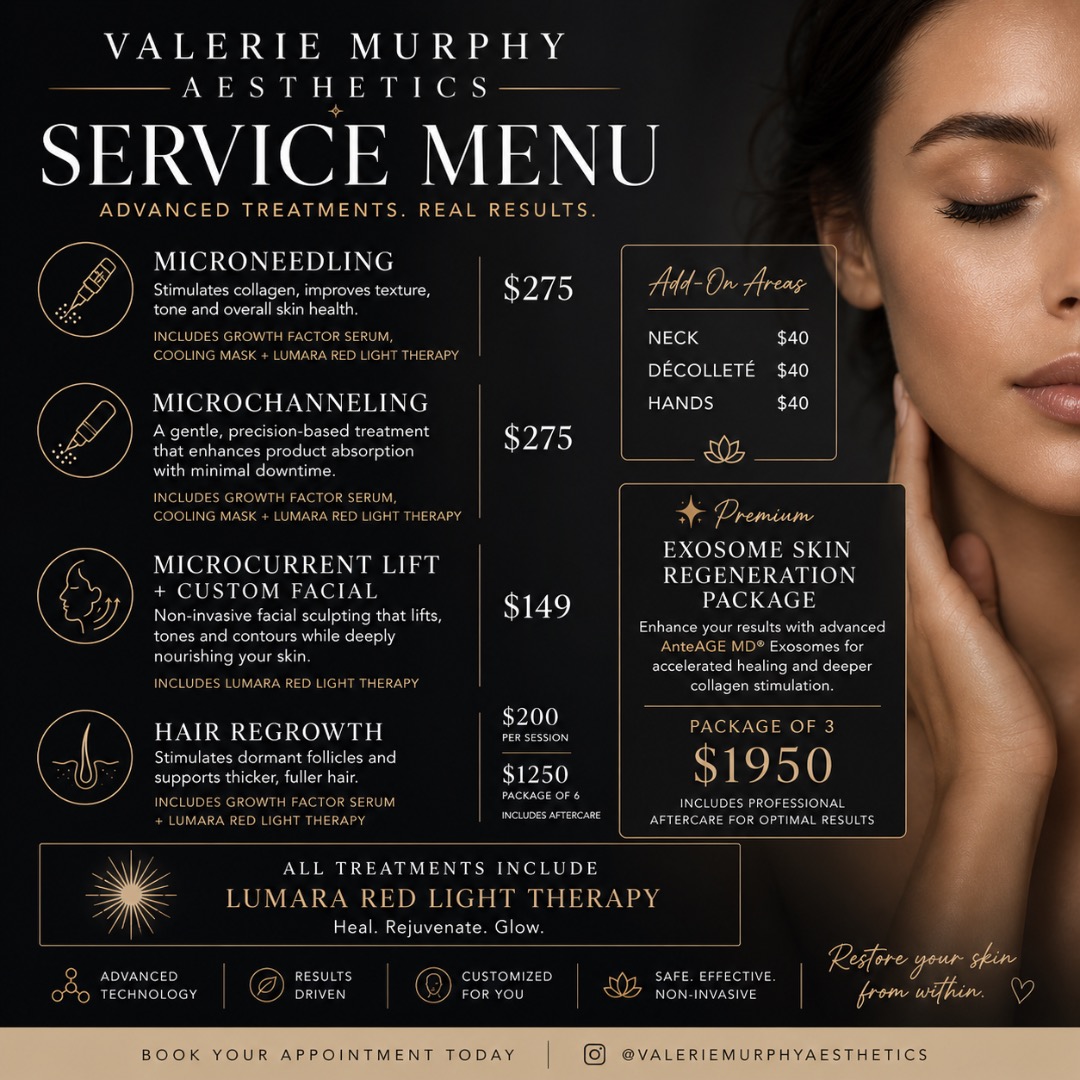 Valerie Murphy Aesthetics Facebook ad: VALERIE MURPHY AESTHETICS