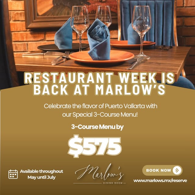 Marlow's Restaurant & Dining Room Facebook ad: Marlow's Restaurant & Dining Room | 277 Basilio Badillo