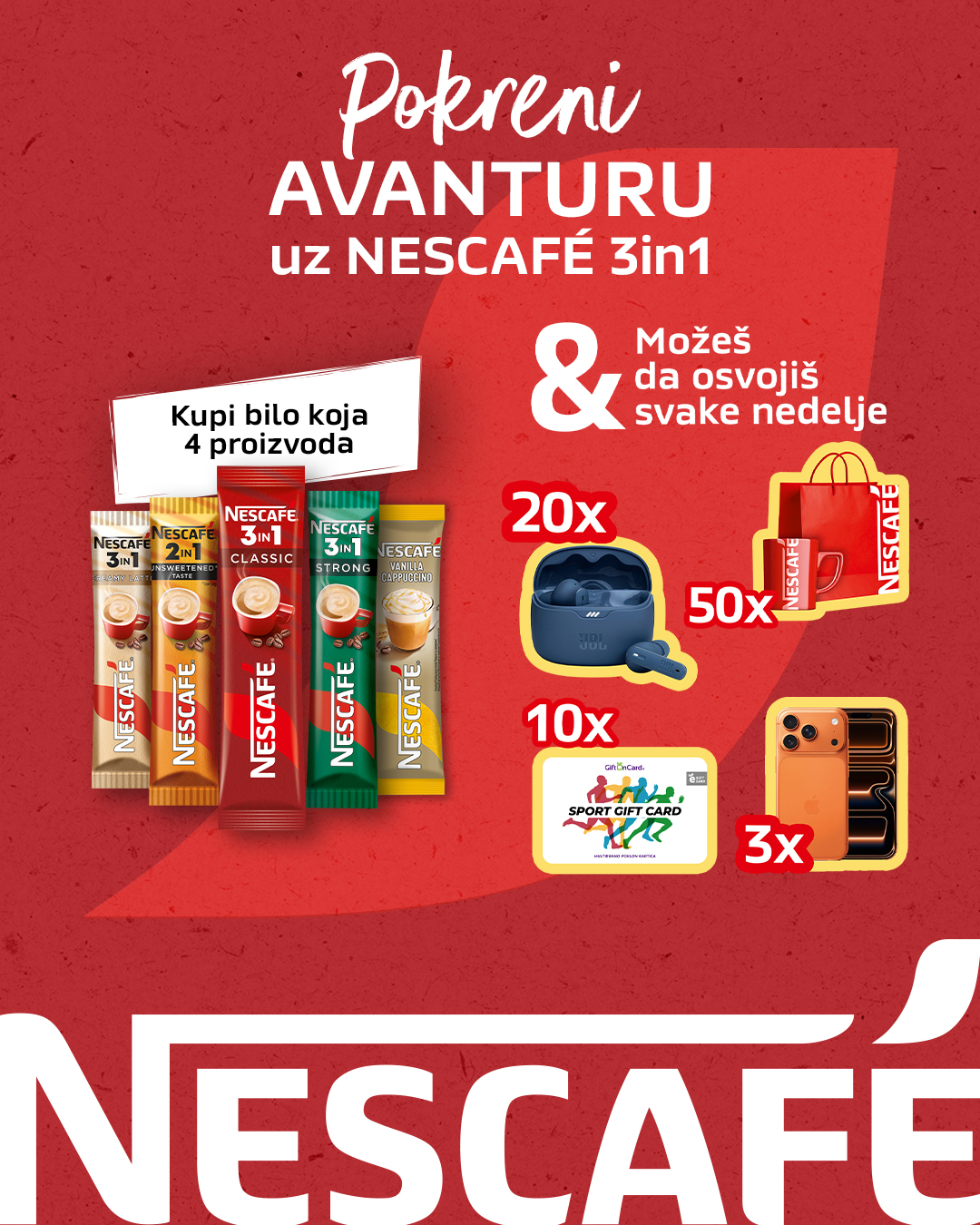 NESCAFÉ Facebook ad from Feb 3, 2026