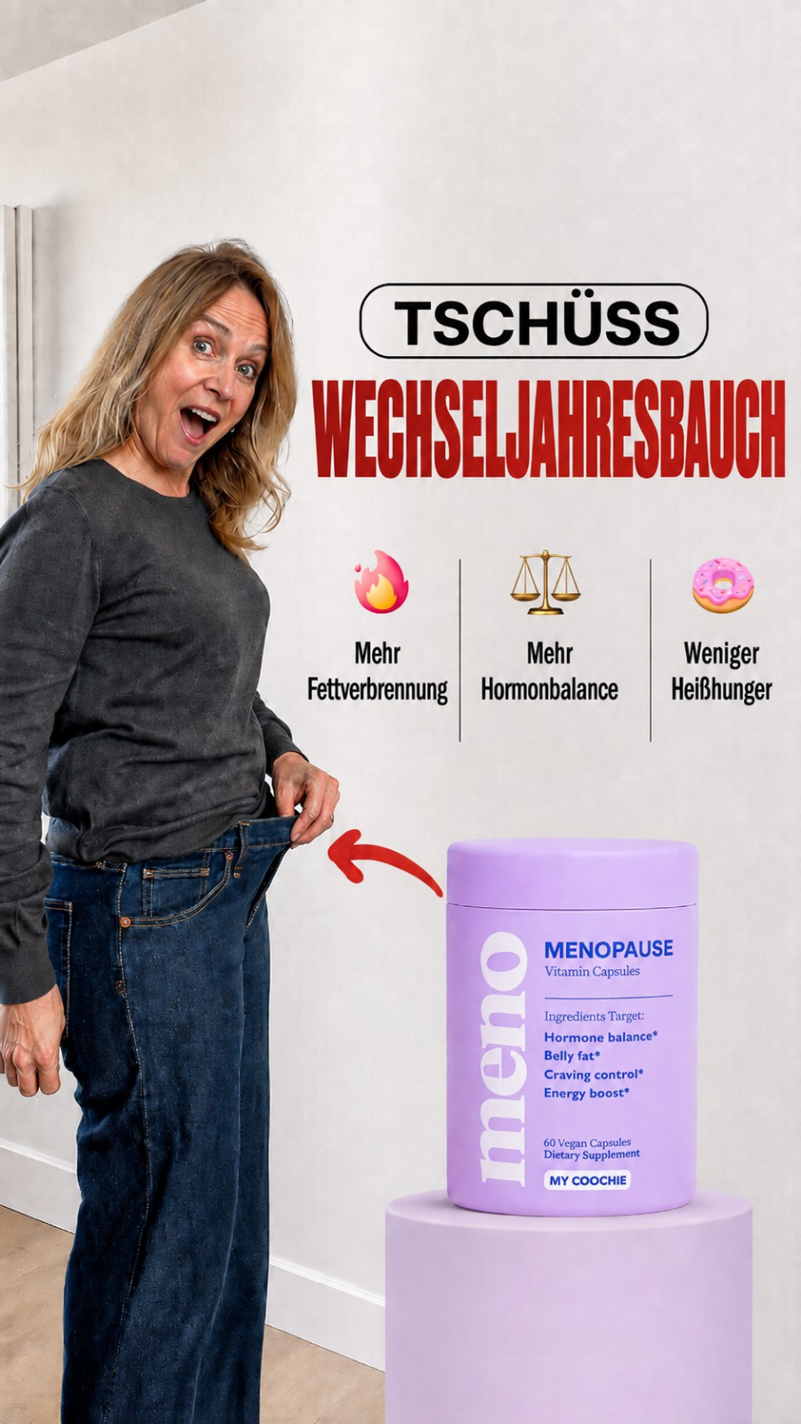 Menopause Weightloss Secrets Facebook ad