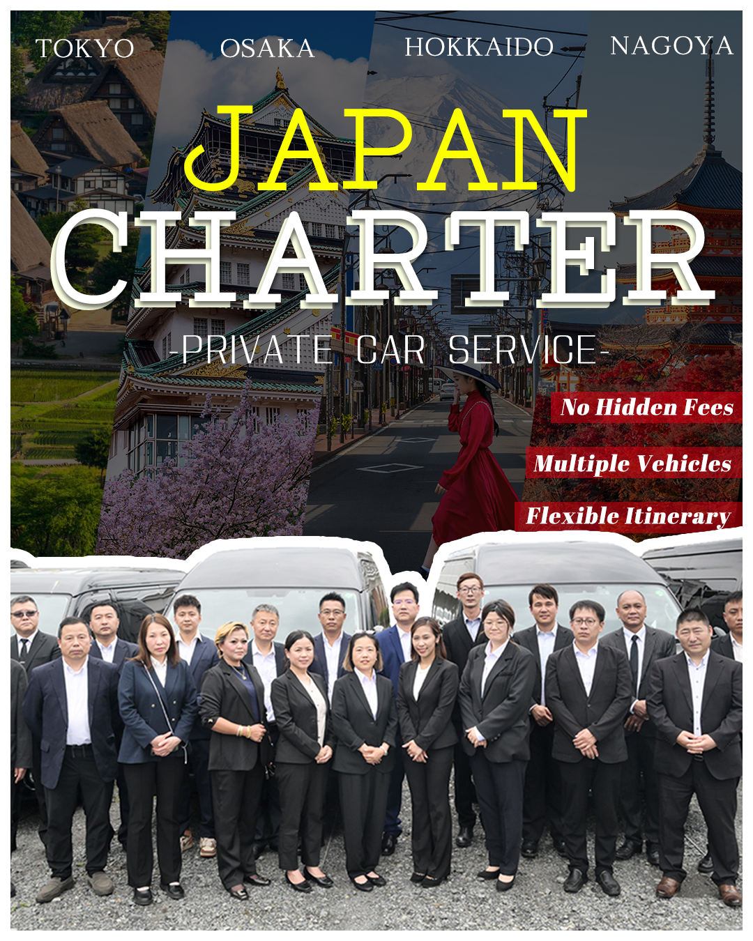JapanTravel雲鹤 Facebook ad: Local car rental agencies in Japan