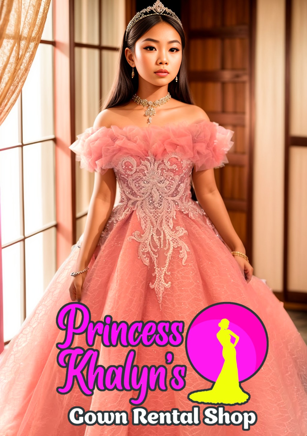 Princess Khalyn's Gown Rental Shop Facebook ad