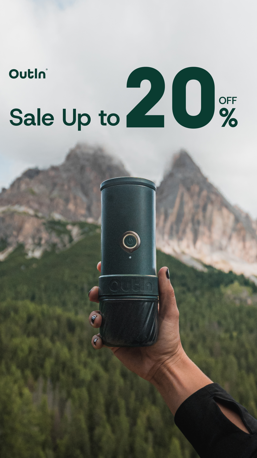 Outin Portable Electric Espresso Machine Facebook ad